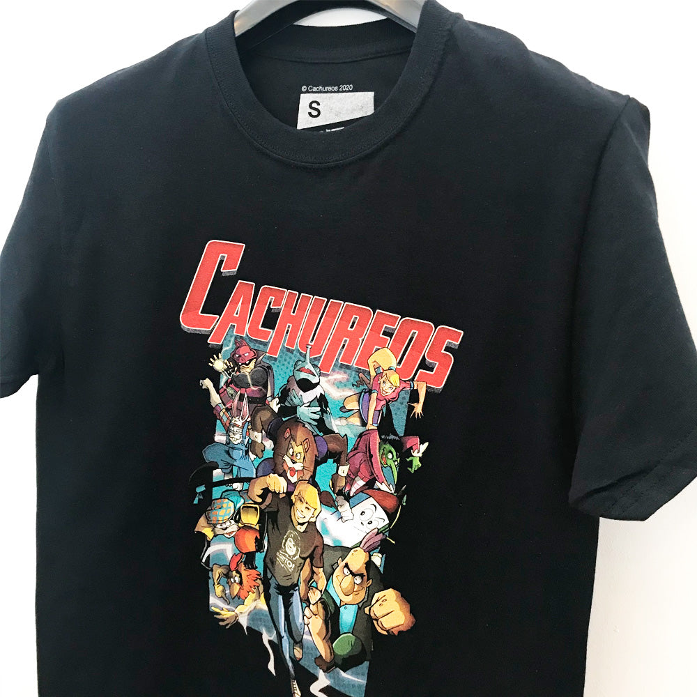 Polera Cachureos Superhéroes