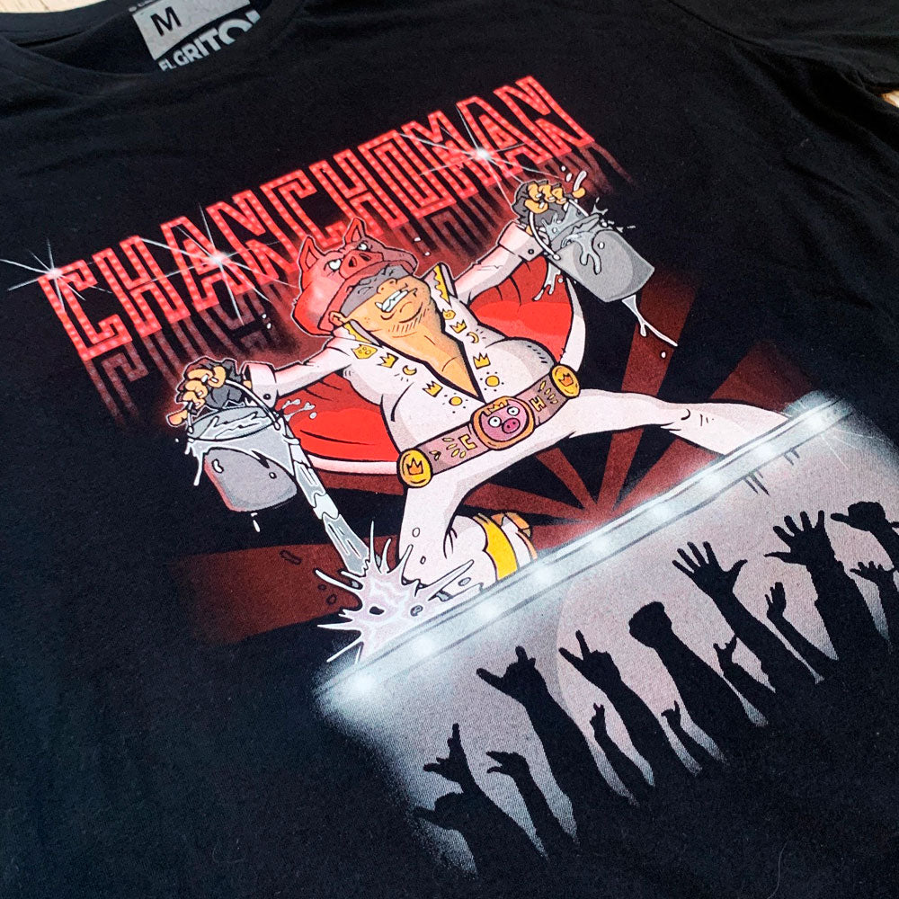 Polera Chanchoman rey del rock