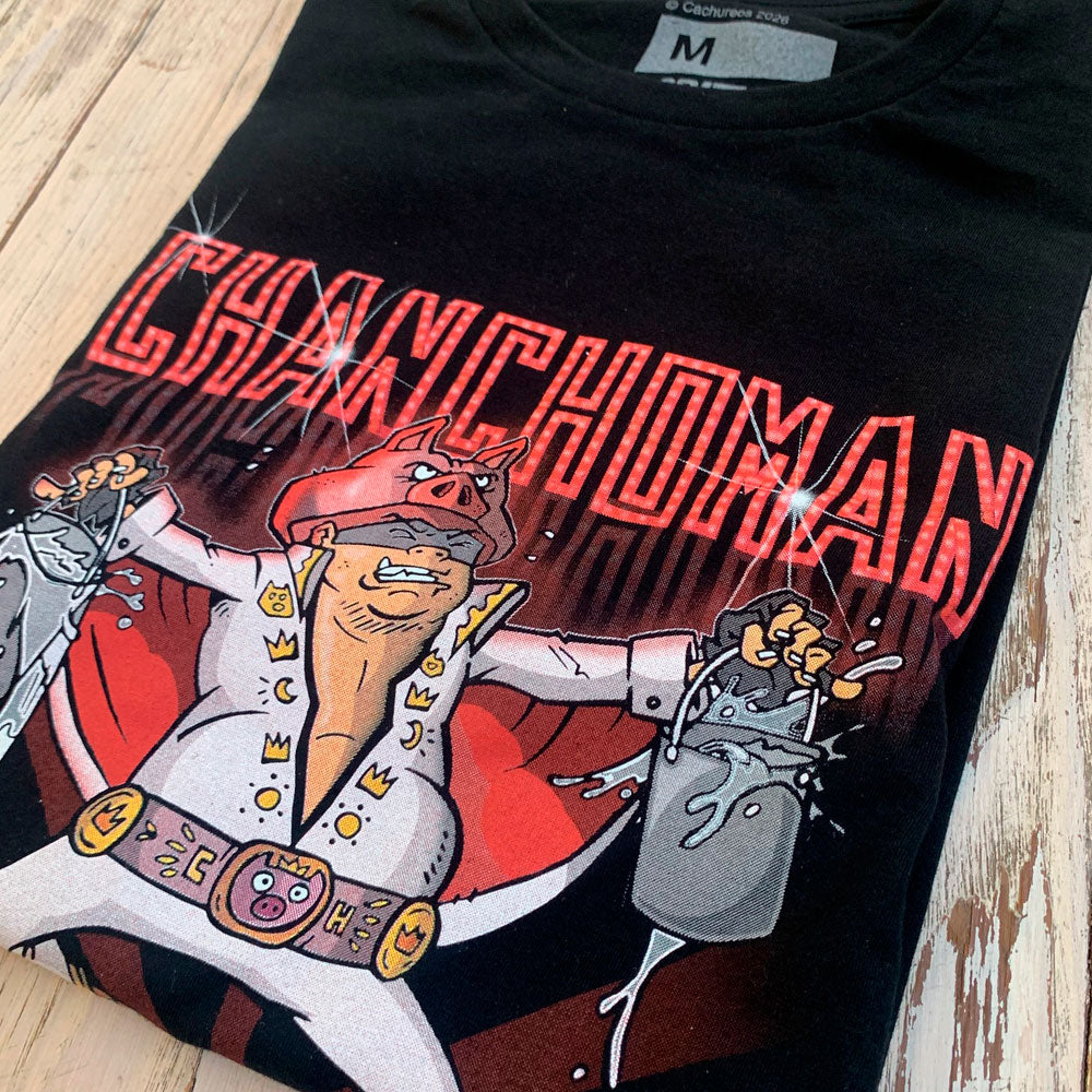 Polera Chanchoman rey del rock